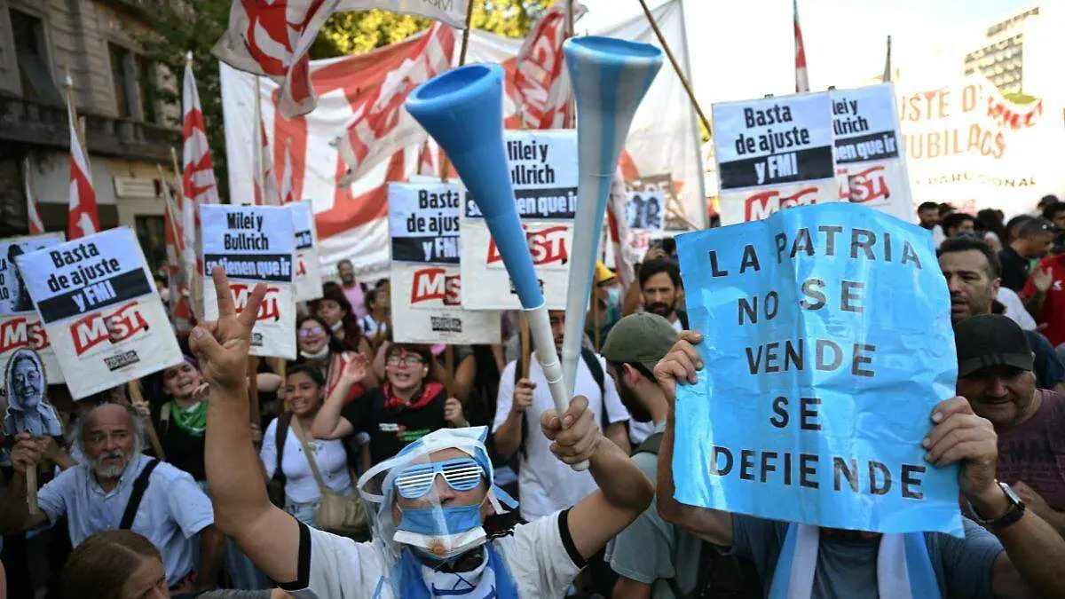 Manifestaciones en Argentina